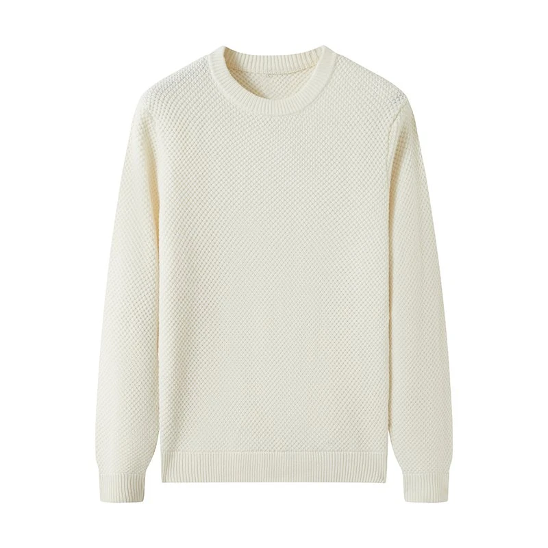 Men Slim Fit Crew Neck Sweater